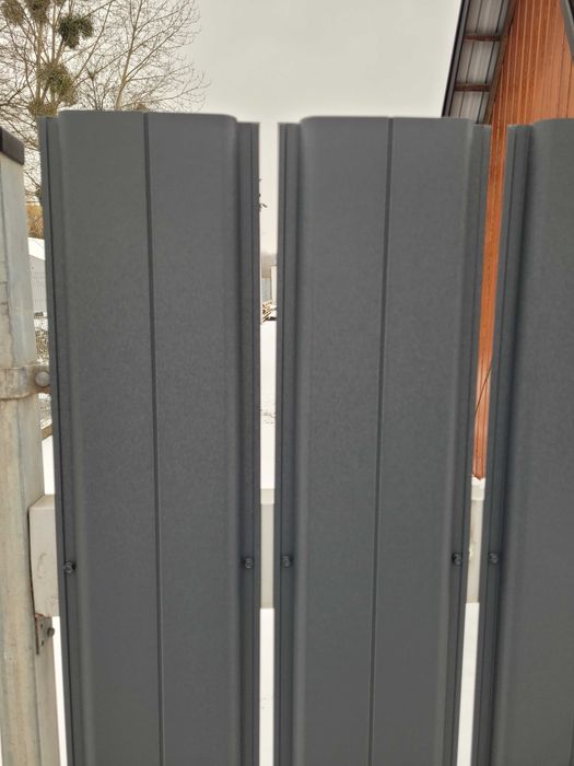 sztachety metalowe z blachy szerokość 20,5 cm