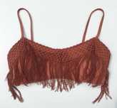Strój Kostium Kąpielowy Boho Frędzle Cubus 42 oXL Ceglasty Góra H&M