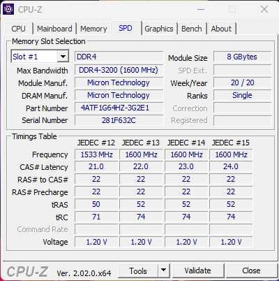Оперативна пам'ять для ноутбука Micron 2х8GB SO-DIMM DDR4-3200MHz