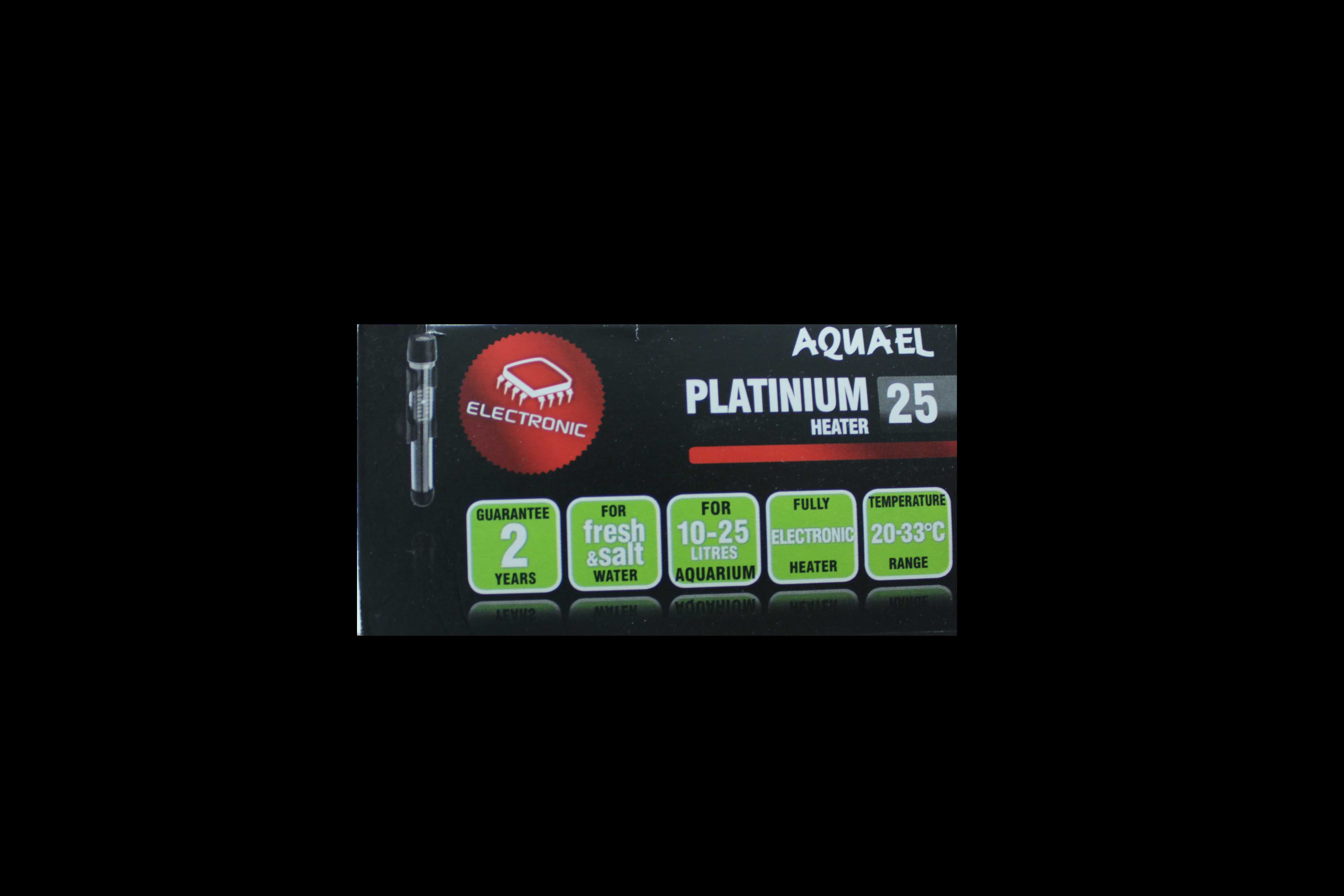 AQUAEL PLATINIUM HEATER 25 электронный нагреватель воды для аквариума