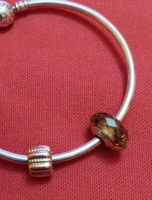 Contas Pandora prata/ouro