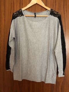 Camisola cinza stradivarius