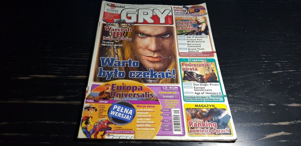Czasopismo Komputer Świat Gry numer 9 z 2002