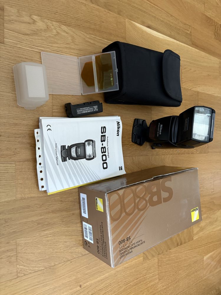 Lampa błyskowa speedlight Nikon SB-800 ideał