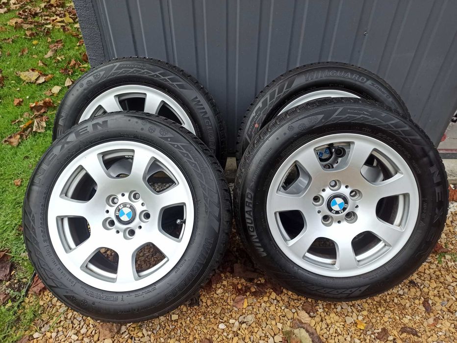 Koła zimowe BMW z 2024 felgi alu 16 cali + opony komplet 5x120