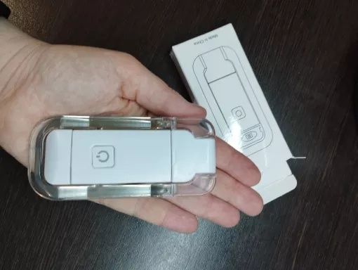 Білий Usb ліхтарик для читання портативний подарунок новорічний