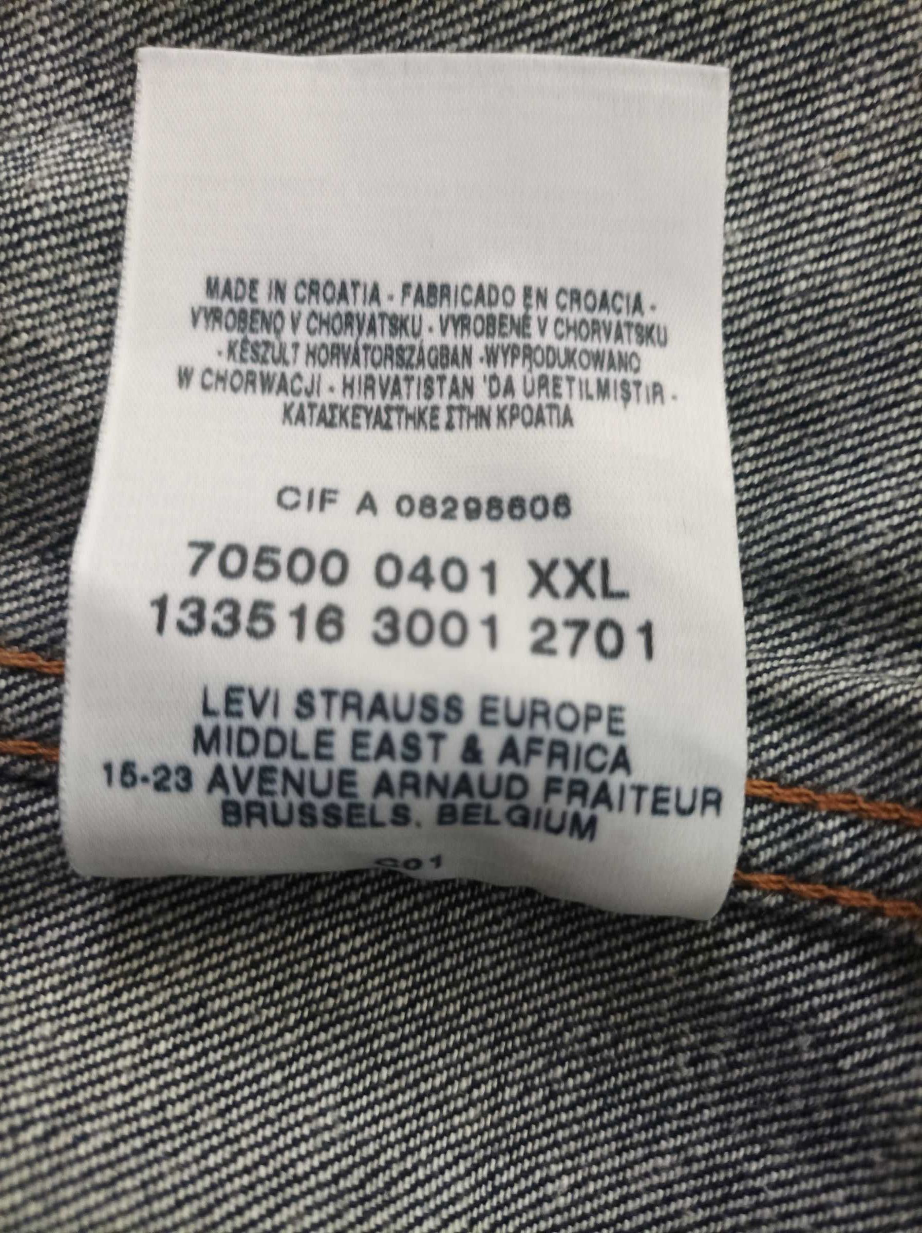 Джинсовка Levis 70500, размер XXL