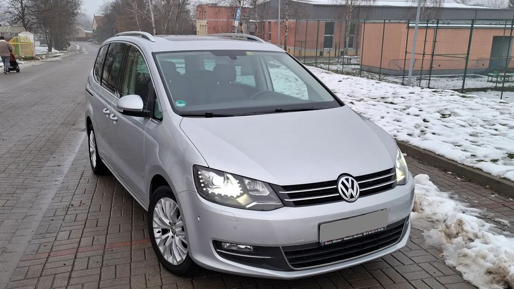 Volkswagen Sharan 177 KM, DSG, serwis ASO, 100% BEZWYPADKOWY, FULL Opcja, 7 osób