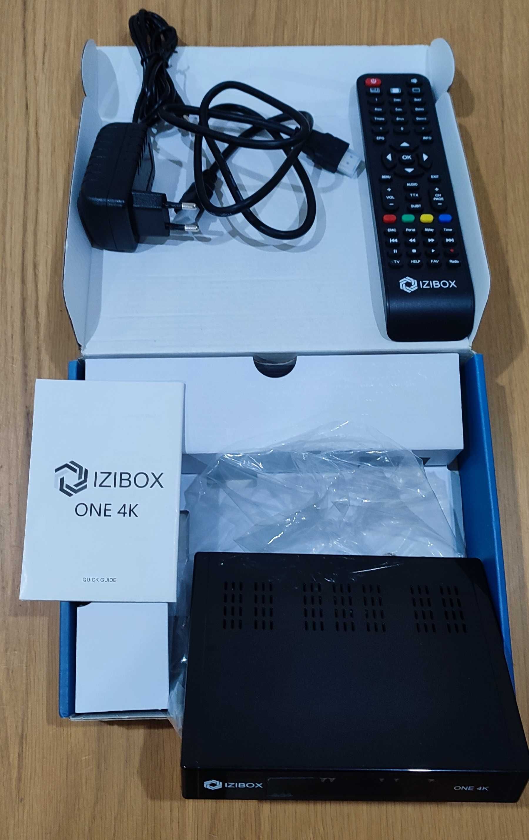 Box Enigma2 IZIBOX ONE 4K Dvb-S2 + Dvb-T2/C UHD