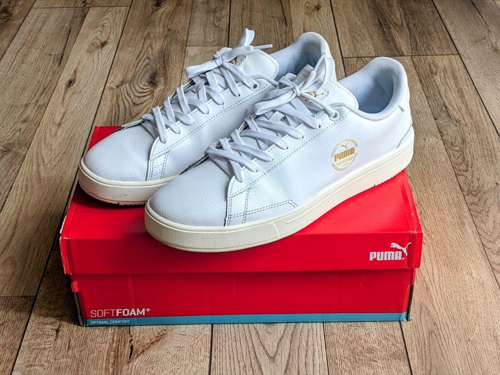 Puma serve pro 1948 white кеды белые кроссовки