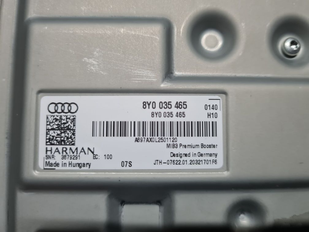 NAGŁOŚNIENIE Bang & Olufsen komplet wzmacniacz AUDI A3 S3 8Y oryginał