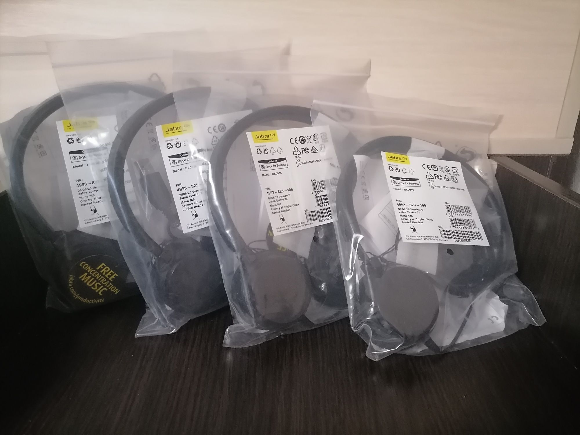 Гарнитура наушники JABRA Evolve 20 MS Mono USB