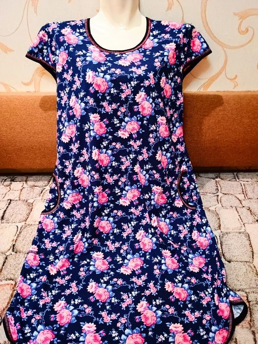 Сукні/Туніки жіночі трикотажні та велюрові. Опт, роздріб, дроп