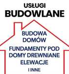 Fundamenty. Prace ziemne. Kostka brukowa. Ogrodzenia. Budowa domów