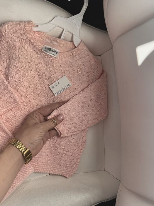 Дитячий вʼязаний набір комплект 68 розмір 3-6 місяців Carters