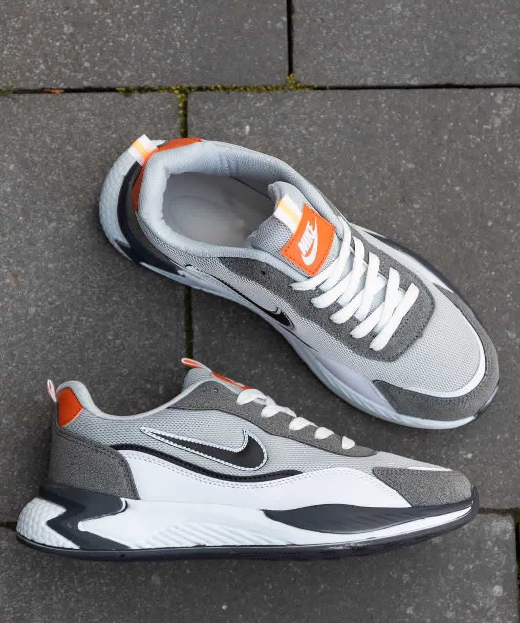 Кросівки Nike Racer Grey, чоловічі легкі кросівки для весни та літа