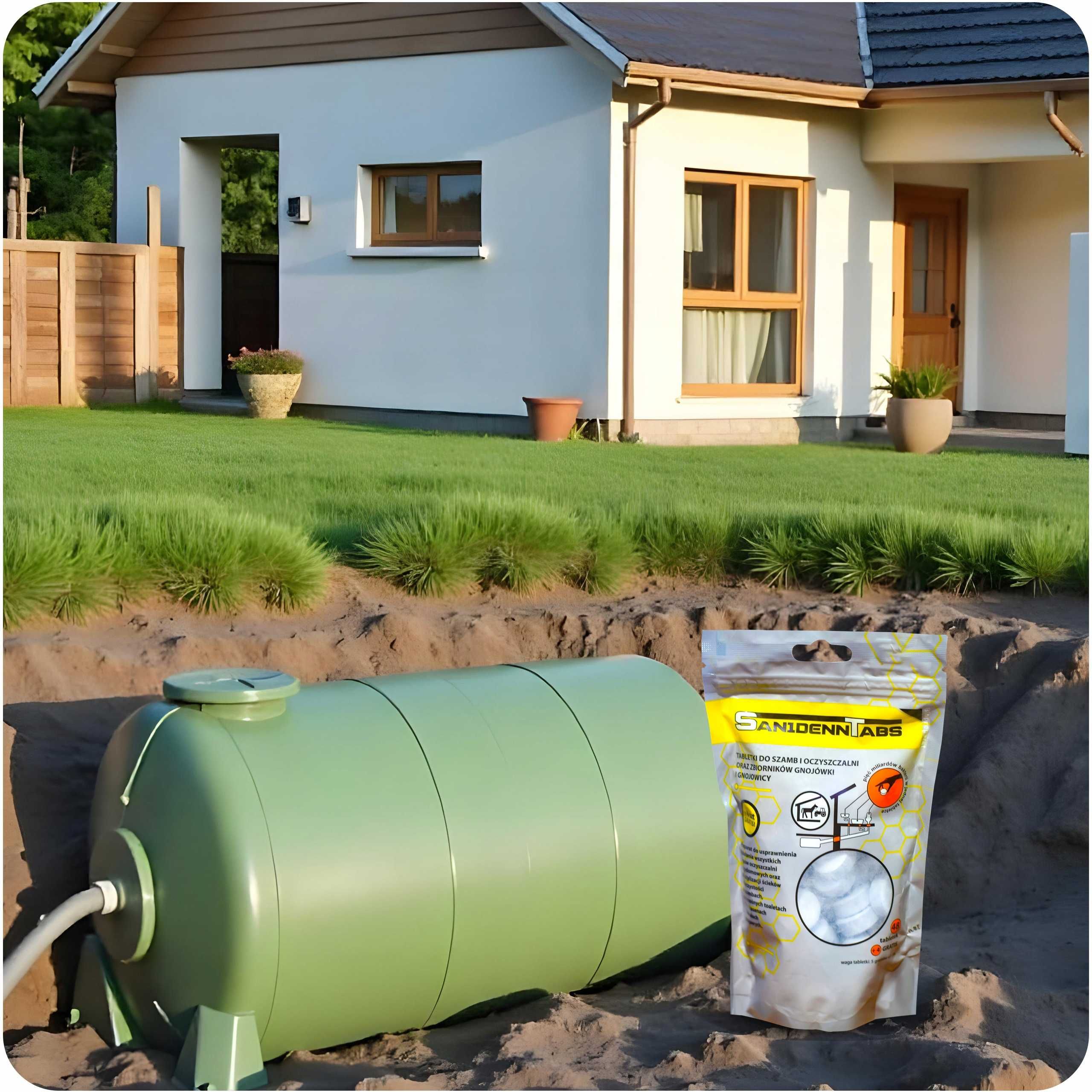 Sanidenn Tabs – tabletki bakterie do szamba i przydomowej oczyszczalni
