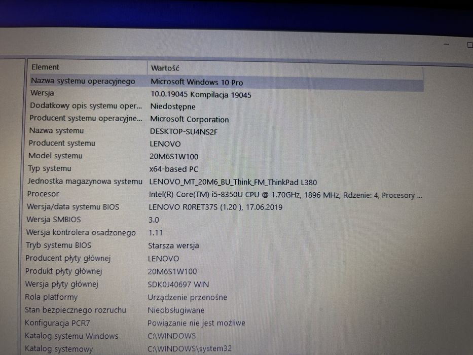 Laptop Lenovo 14 cali