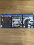 Jogos Ps4 (watch dogs, GTA 5 e metal gear solid the phanton pain)