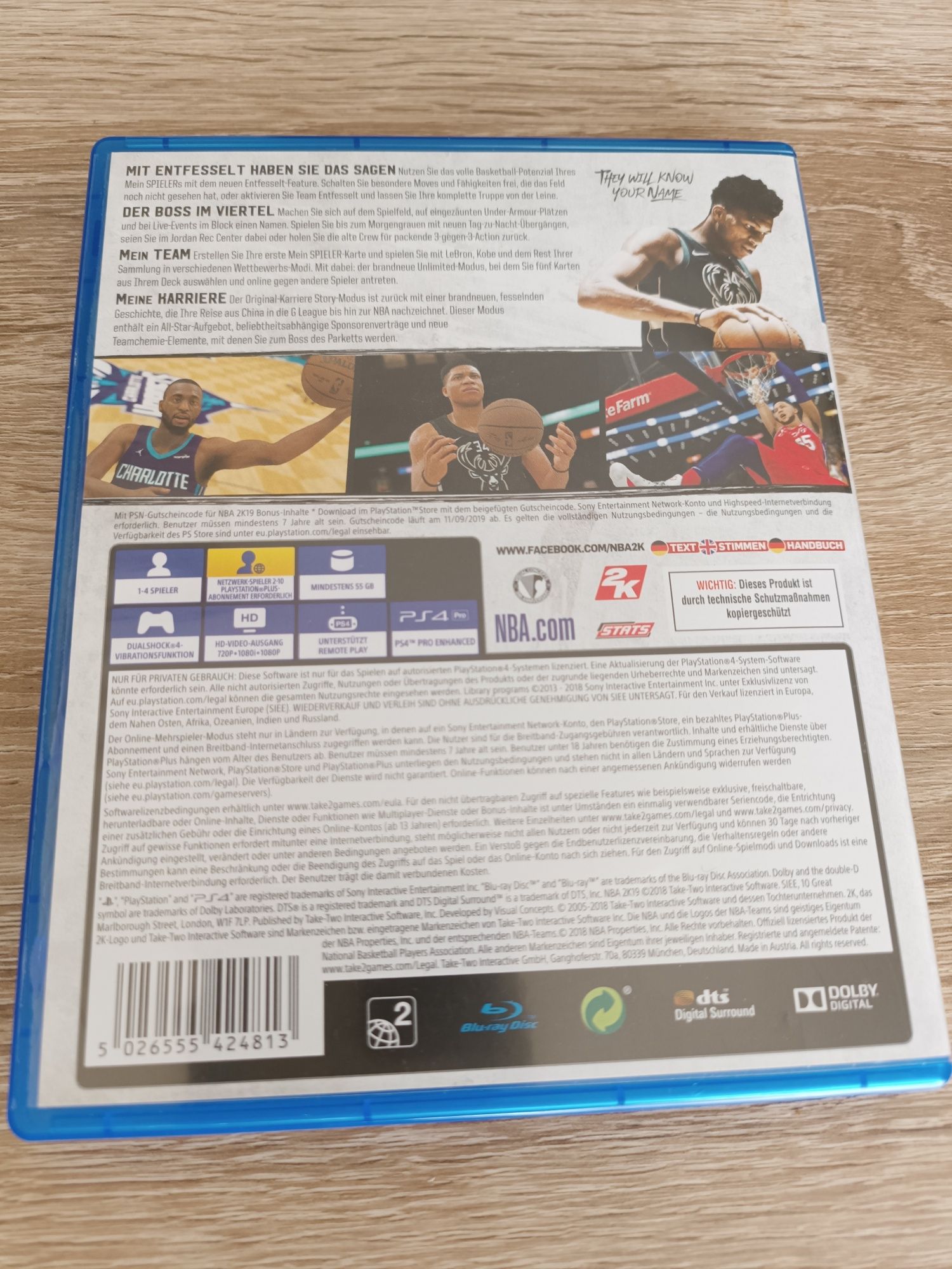 NBA 2k19 konsola PS4