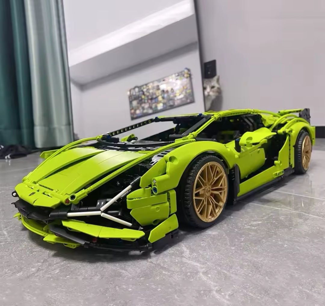 Nowe Klocki Technic Lamborghini Sian FKP 37 na wzór 42115 (Nie Lego)