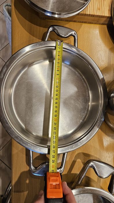 Zestaw 4 garnków Zepter, 4 pokrywki + akcesoria