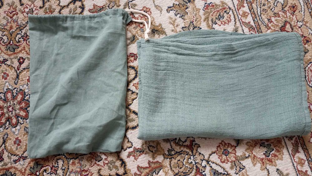 Duża pielucha, kocyk, bambusowa, nieużywana