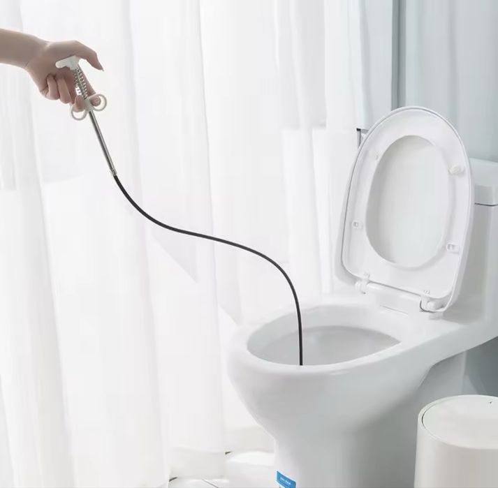 Сантехнический трос с захватом для прочиски труб - 160 см