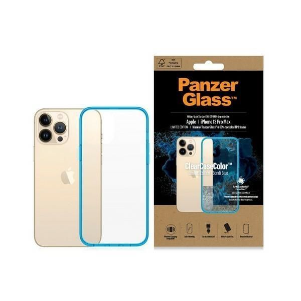 Etui PanzerGlass ClearCase do iPhone 13 Pro Max 6,7" Bondi Blue