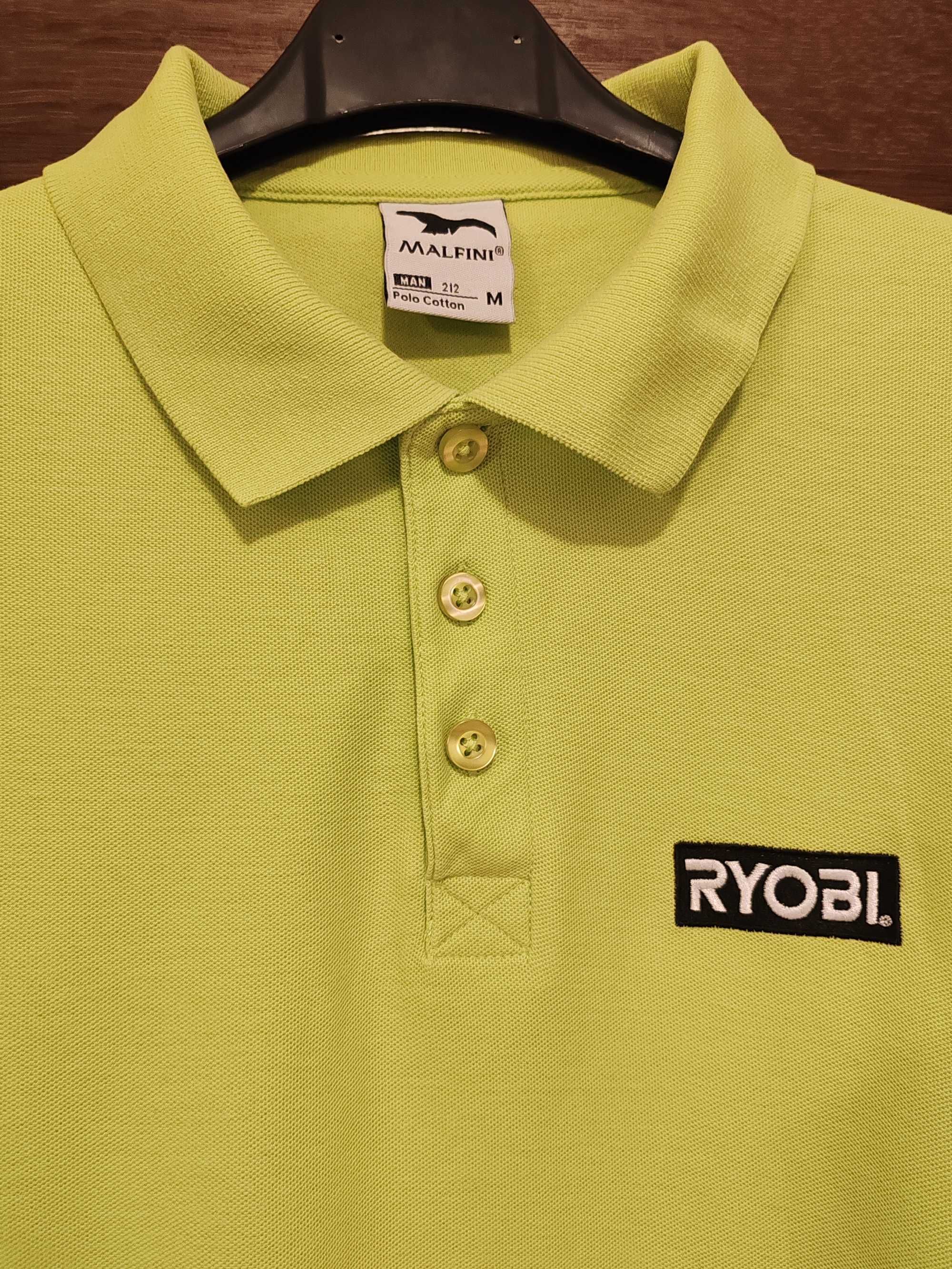 Ryobi t-shirt polówka, rozmiar M, zielony, elastyczna