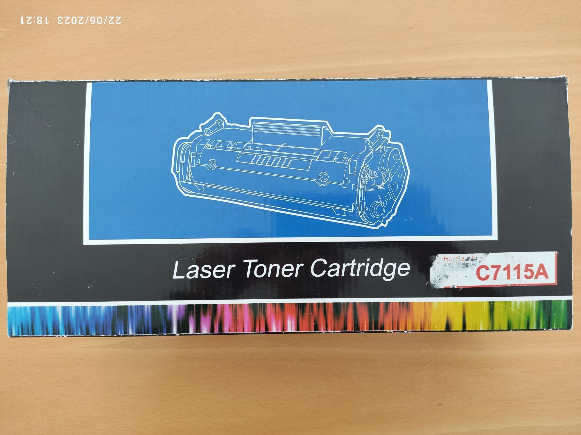 Toner C7115A preto Novo