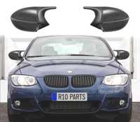 CAPAS DE ESPELHOS RETROVISORES PARA BMW SERIE 3 E92 E93 10-13 LOOK M3 PRETO E CARBONO