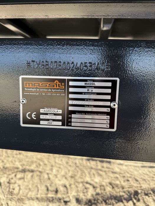 Reboque Massil de 2025 rodado  duplo