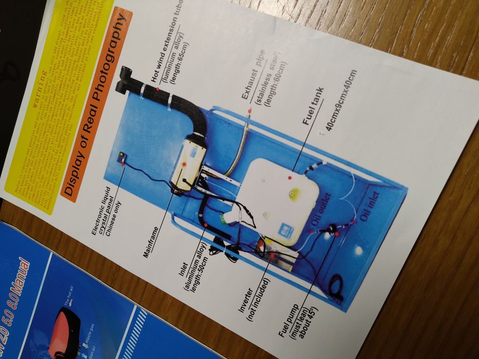 Aquecedor Ar Gasóleo 5000W