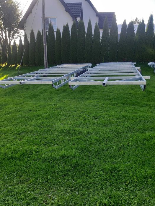 Przyczepa, rama, podwozie pod domek mobilny, holenederski 300x700