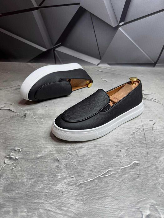 Чоловічі Туфлі Лофери (Шкіра та замша) 40-45 Без предоплати