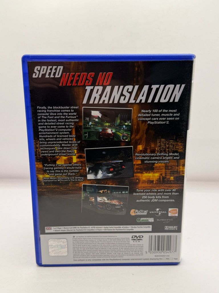 The Fast And The Furious 3xA Ps2 nr 9601