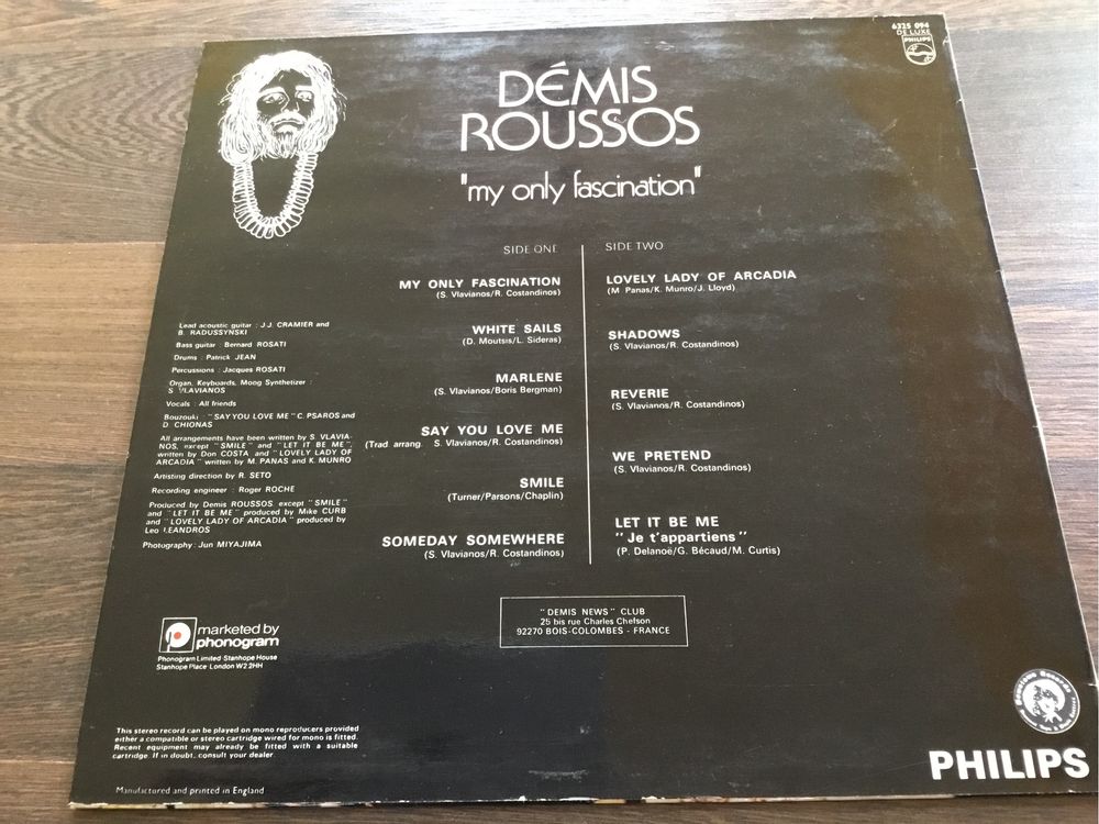 Demis roussos my only fascination