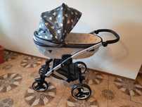 Wózek 2w1 Junama Glow Diamond caly zestaw