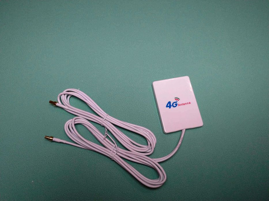 Mimo антенна 3G 4G LTE двойная 2x7dB 2 метра TS9 700-2700 МГц