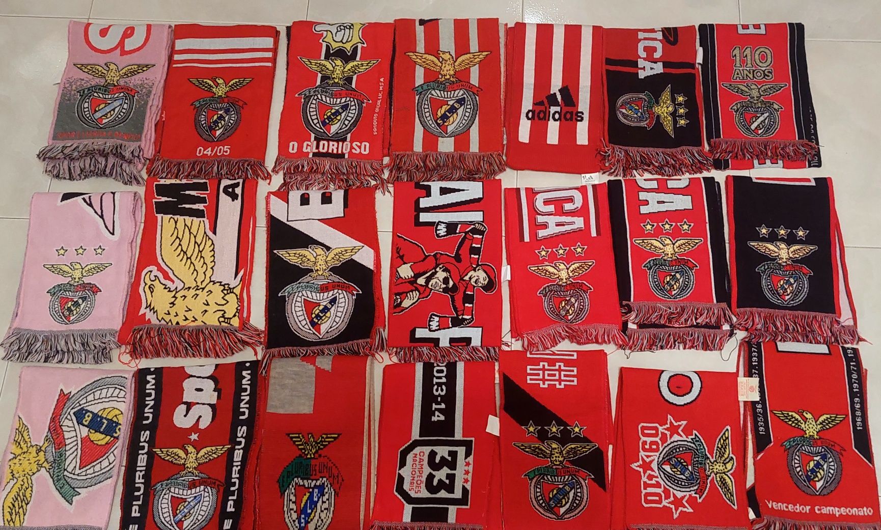 21 Cachecois do Benfica