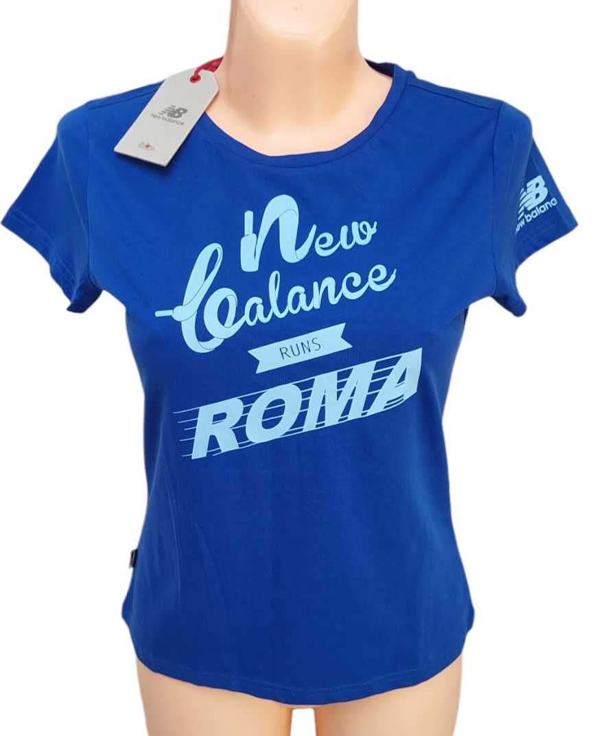Granatowa koszulka NEW BALANCE, R. M