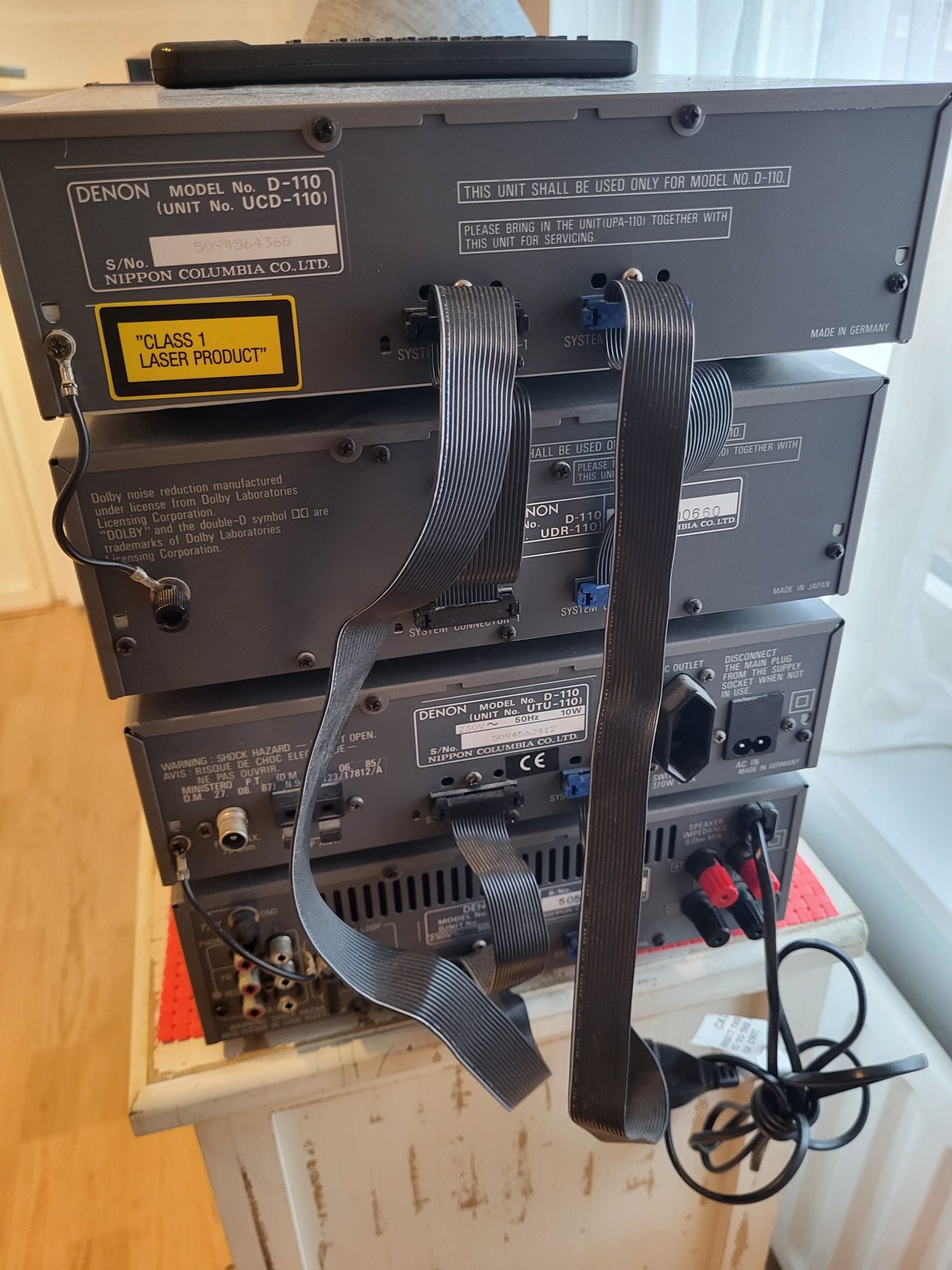 Denon wieża UPA-110 4 elementy,