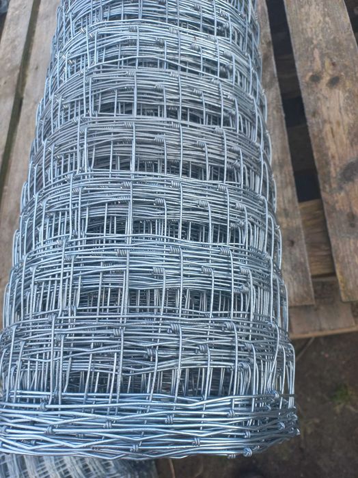 Siatka leśna ocynkowana 150, 180, 200cm ogrodzeniowa tymczasowa słupki