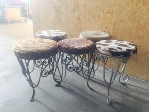 Taboret - stolek robiony na zamowienie - kute