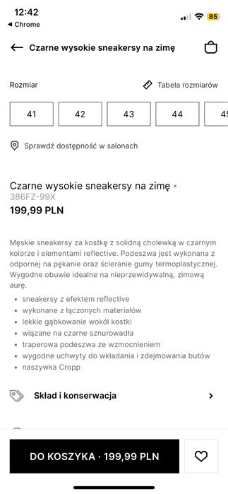 Buty Cropp rozm. 44 nowe!