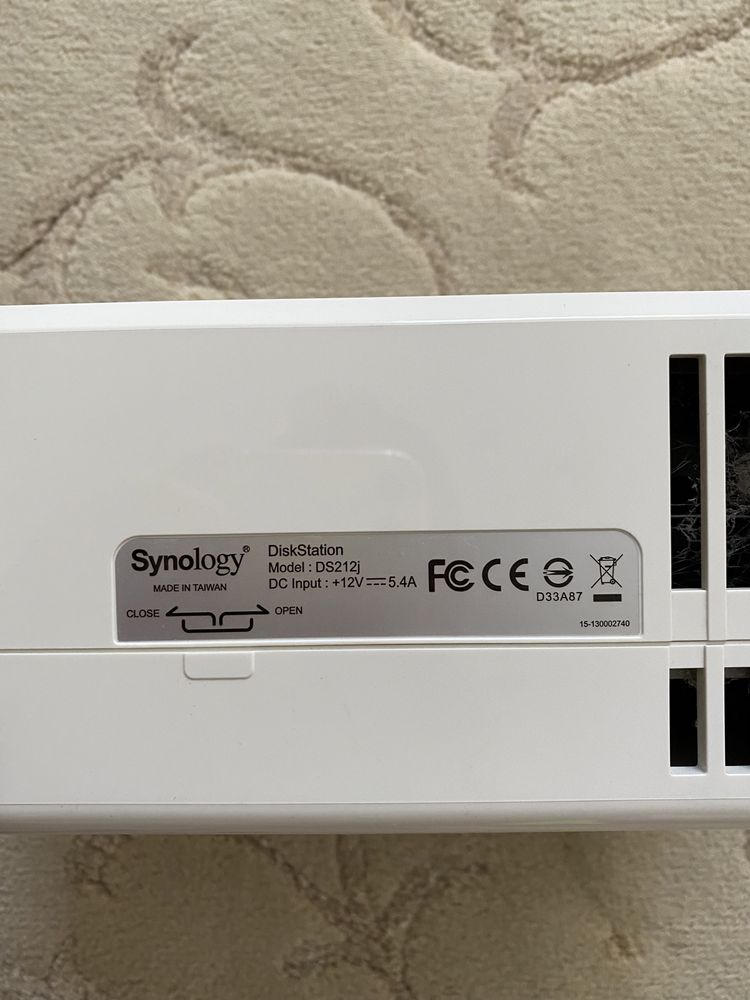 NAS Synology DS212j Сетевое хранилище