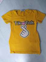 Bluzka tunika dla dziewczynki r. 110-116 Tik Tok