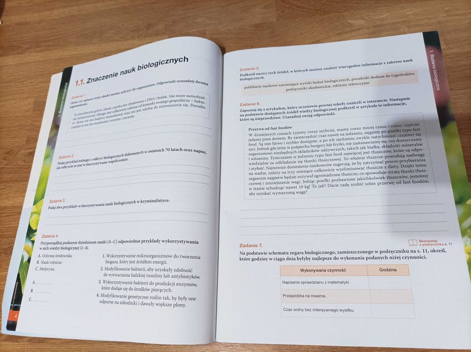 NOWA Biologia na czasie 1. Liceum i technikum.