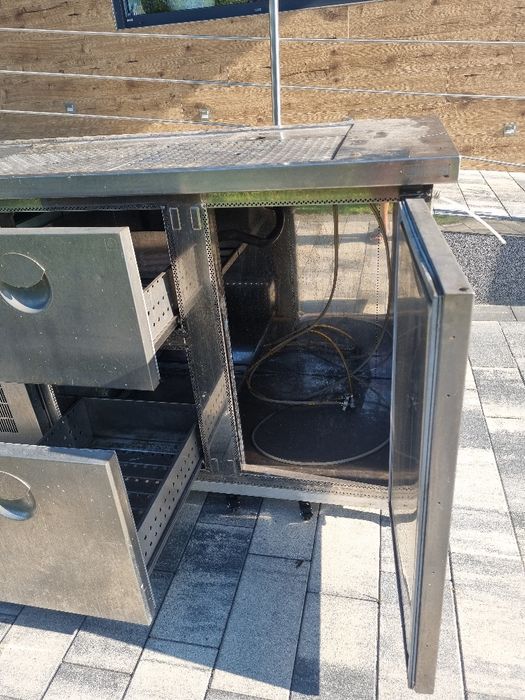 Nalewak do piwa rollbar zlewozmywak dwukomorowy  nierdzewny